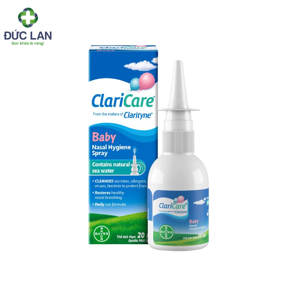 ClariCare Baby Nasal Hygiene Spray. Bình 20ml.