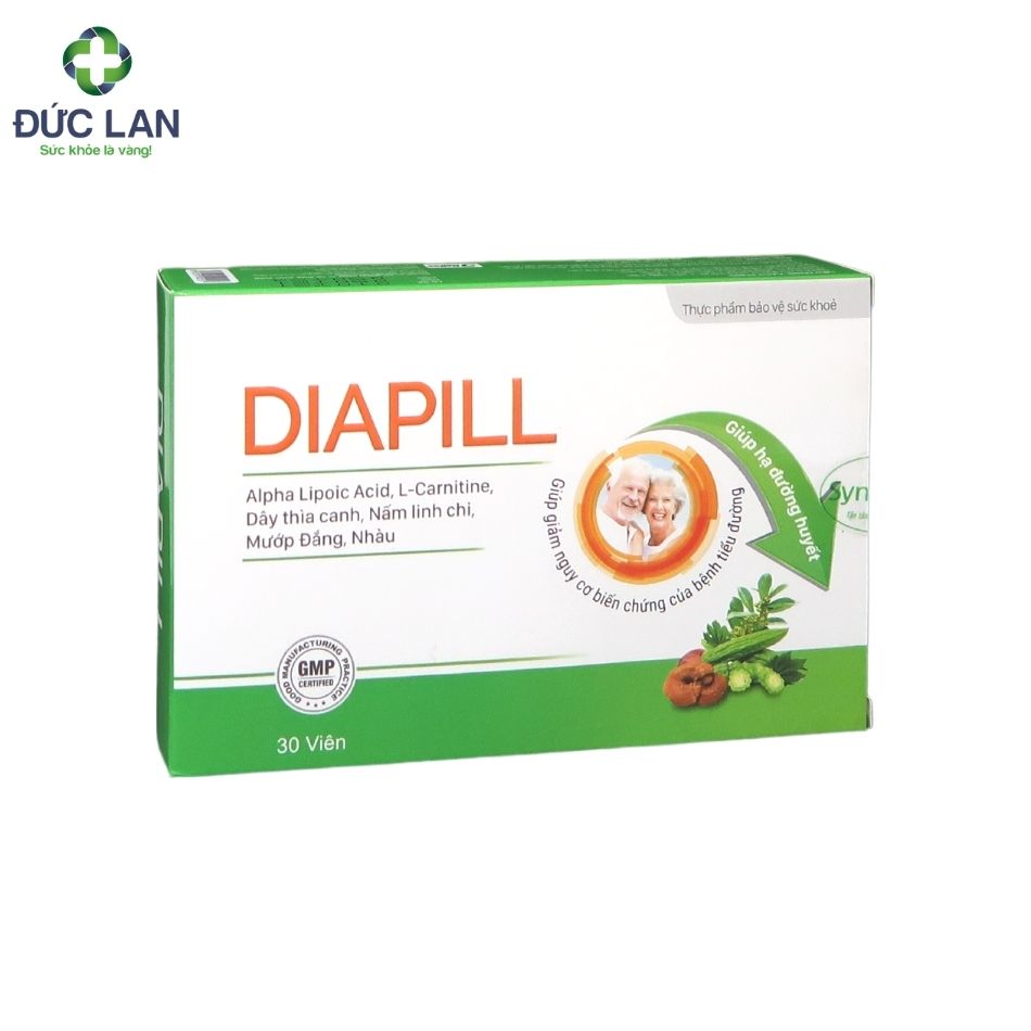 Diapill - Hỗ trợ hạ đường huyết