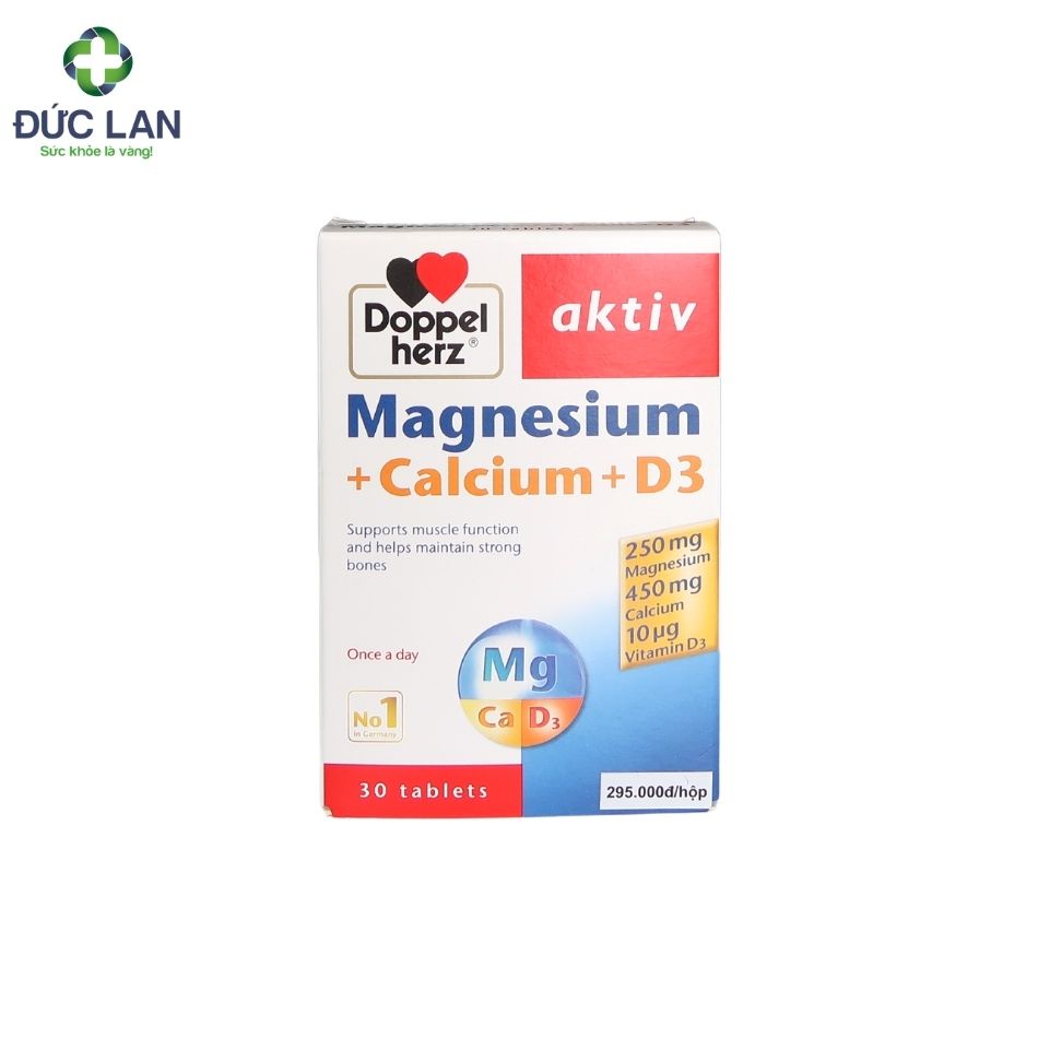 Doppel Magnesium + Calcium + D3