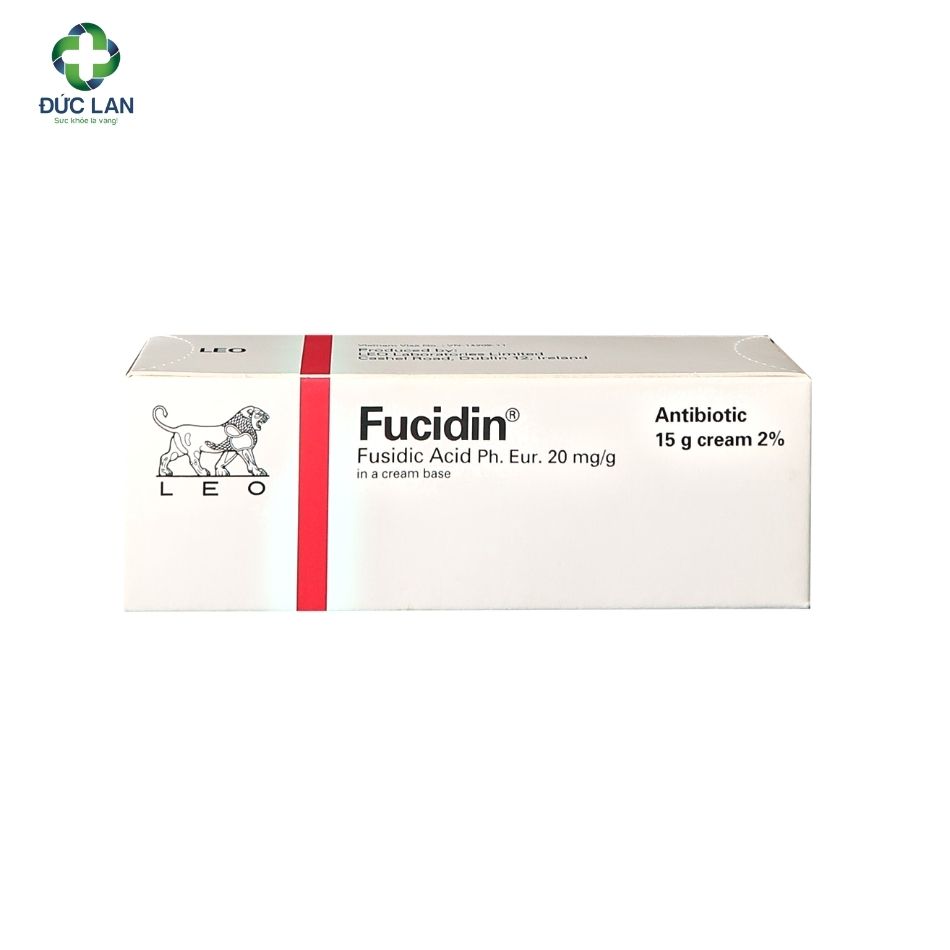 Kem bôi Fucidin 2% trị nhiễm khuẩn. Tuýp 15g.