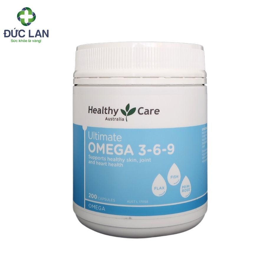 Healthy Care Ultimate Omega 3-6-9. Lọ 200 viên.