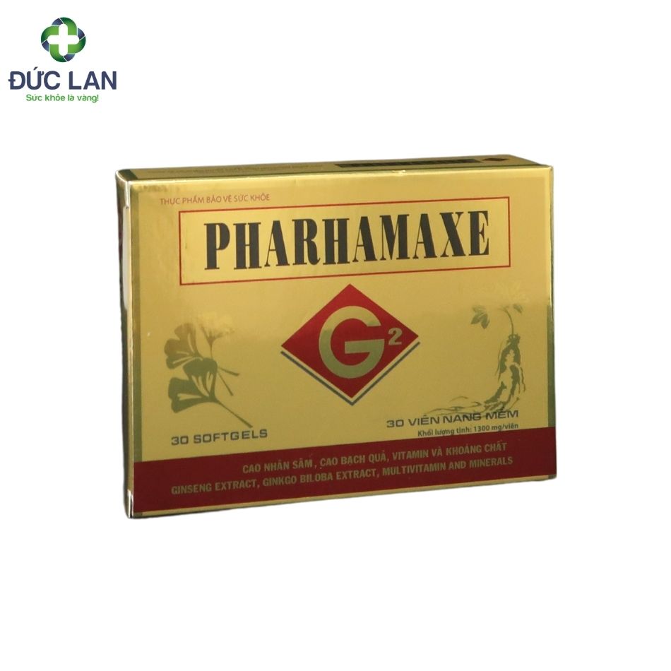 Pharhamaxe G2 - Bổ sung Vitamin và Khoáng chất. Hộp 2 vỉ x 15 viên.
