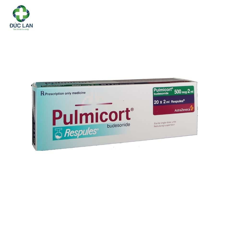 Thuốc điều trị hen phế quản Pulmicort respules 500mcg/2ml.