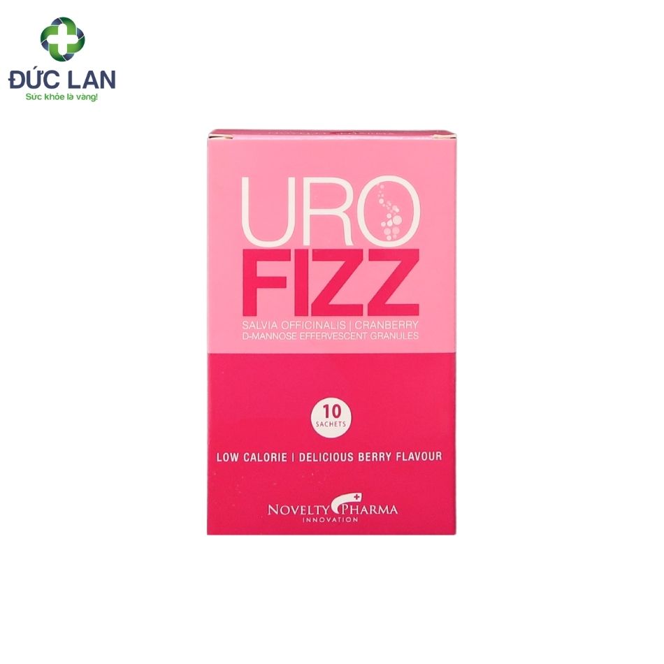 Uro Fizz - Kiểm soát hiệu quả nhiễm trùng đường tiết niệu. Hộp 10 gói.