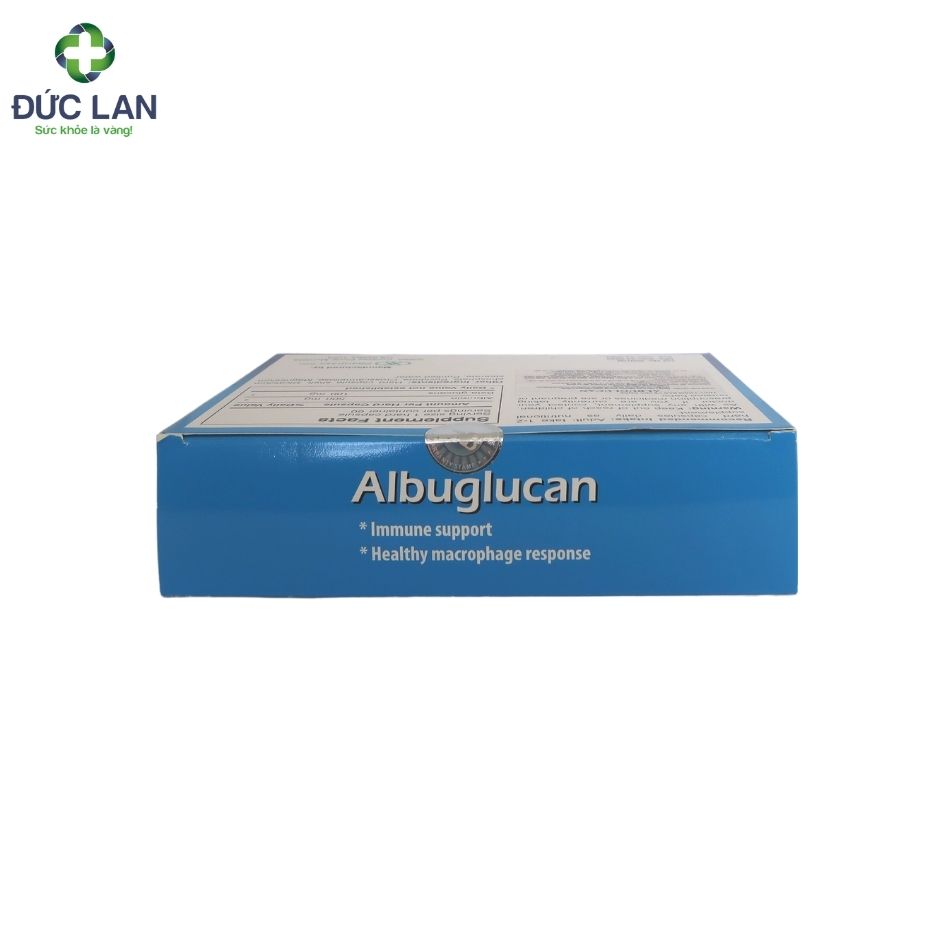 Albuglucan - Giúp tăng cường hệ miễn dịch. Hộp 6 vỉ x 10 viên.